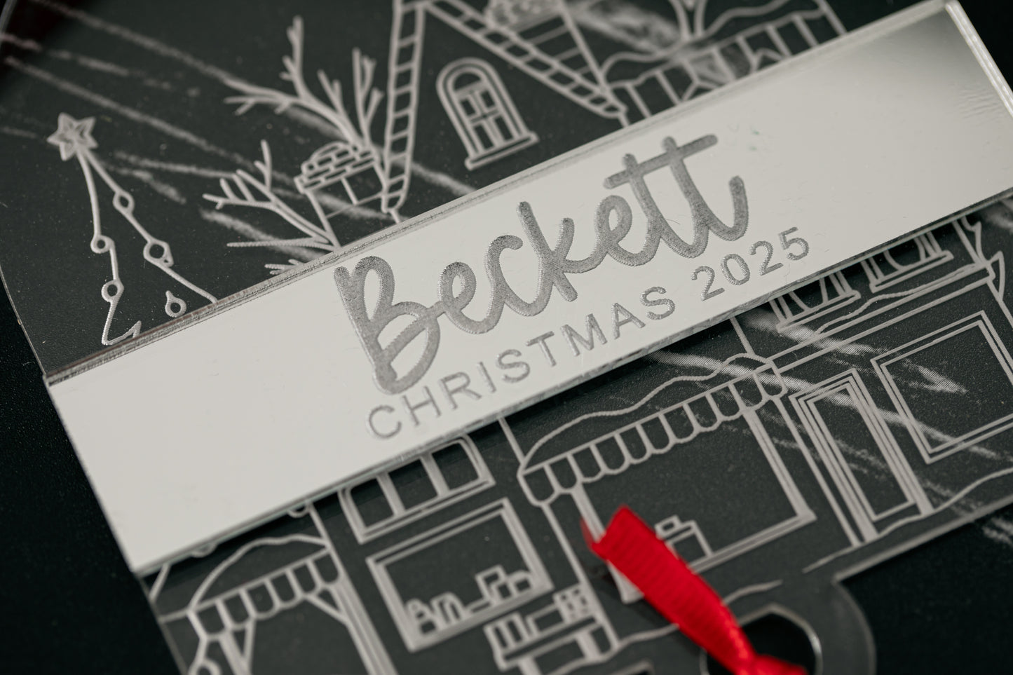 Acrylic Bell Christmas Ornament