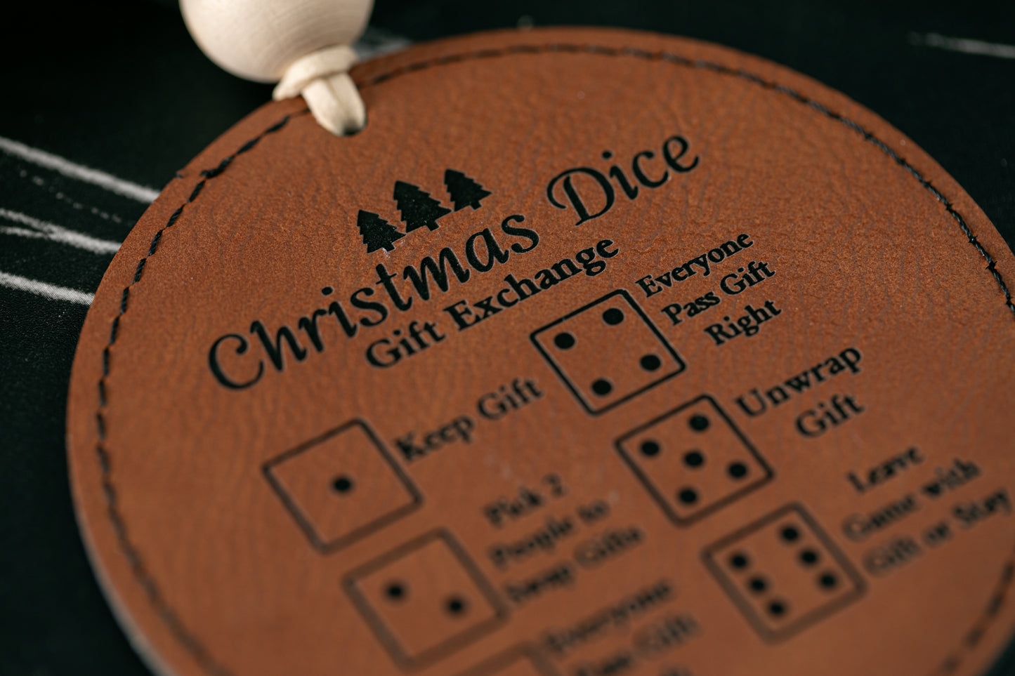 Christmas Dice Game Ornament