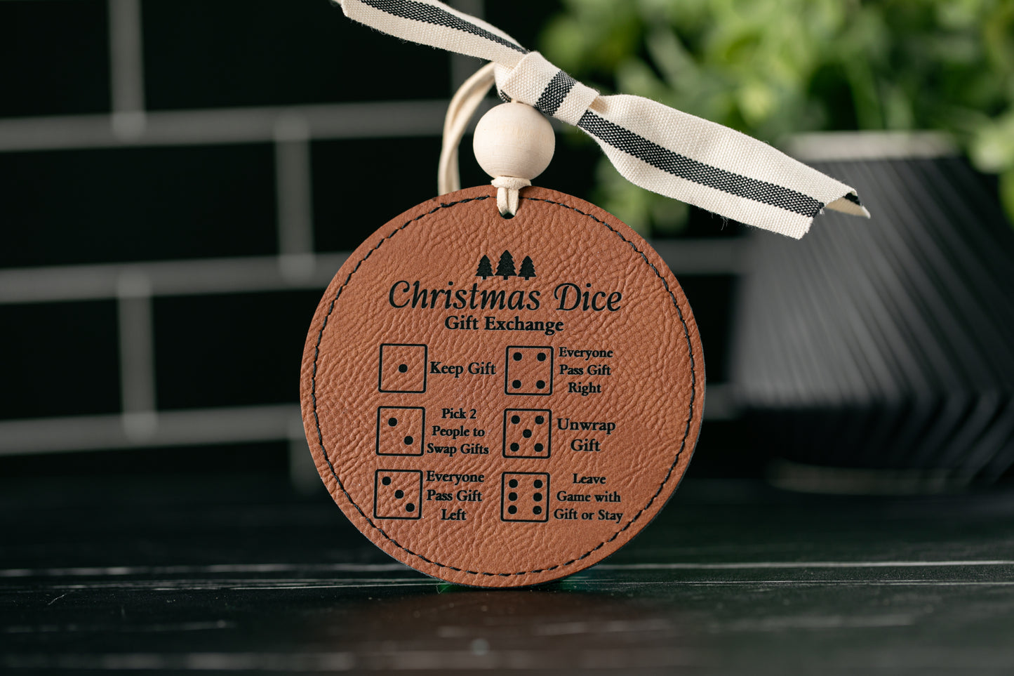 Christmas Dice Game Ornament
