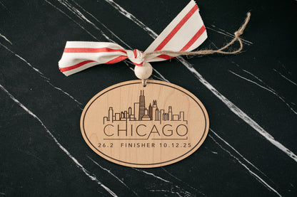 Chicago Marathon Ornament