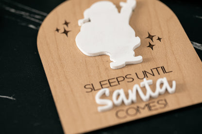 Sleeps Until Santa Comes Ornament