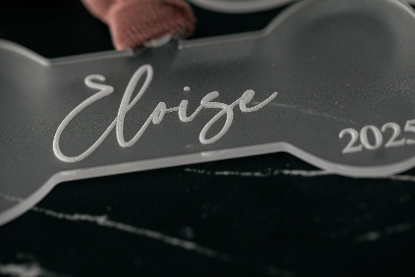 Custom Dog Bone Ornament