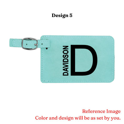 Personalized Leatherette Luggage Tags