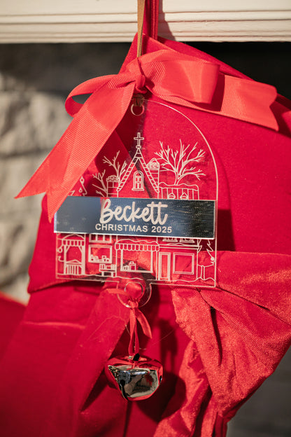 Acrylic Bell Christmas Ornament