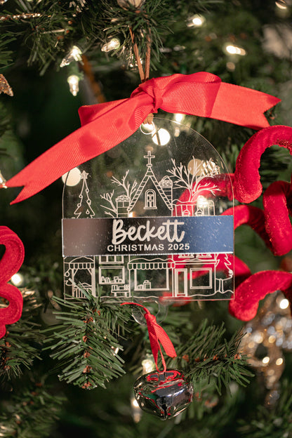 Acrylic Bell Christmas Ornament