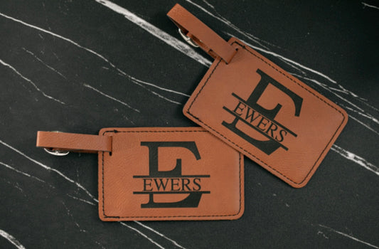 Personalized Leatherette Luggage Tags