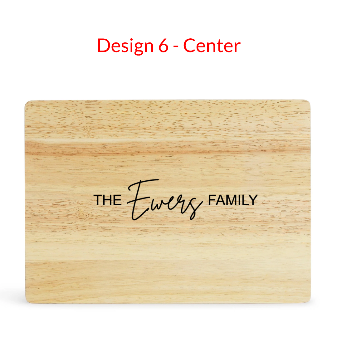 Personalized Cutting Board