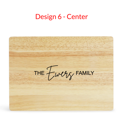 Personalized Cutting Board