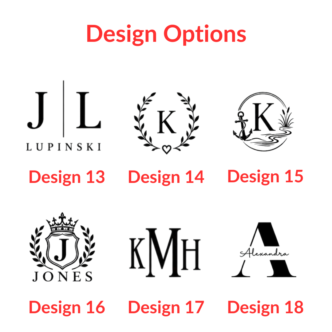 Personalized Leatherette Coasters