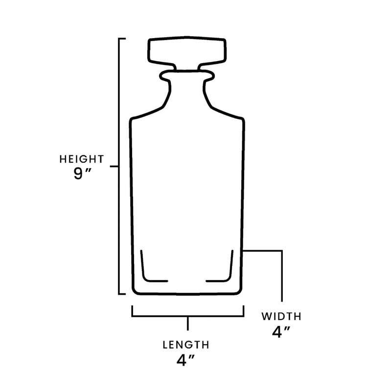 Square Whiskey Decanter