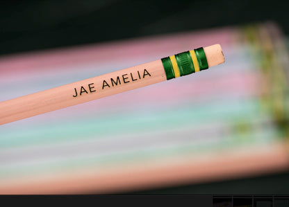 12 pack Personalized Ticonderoga Pencils