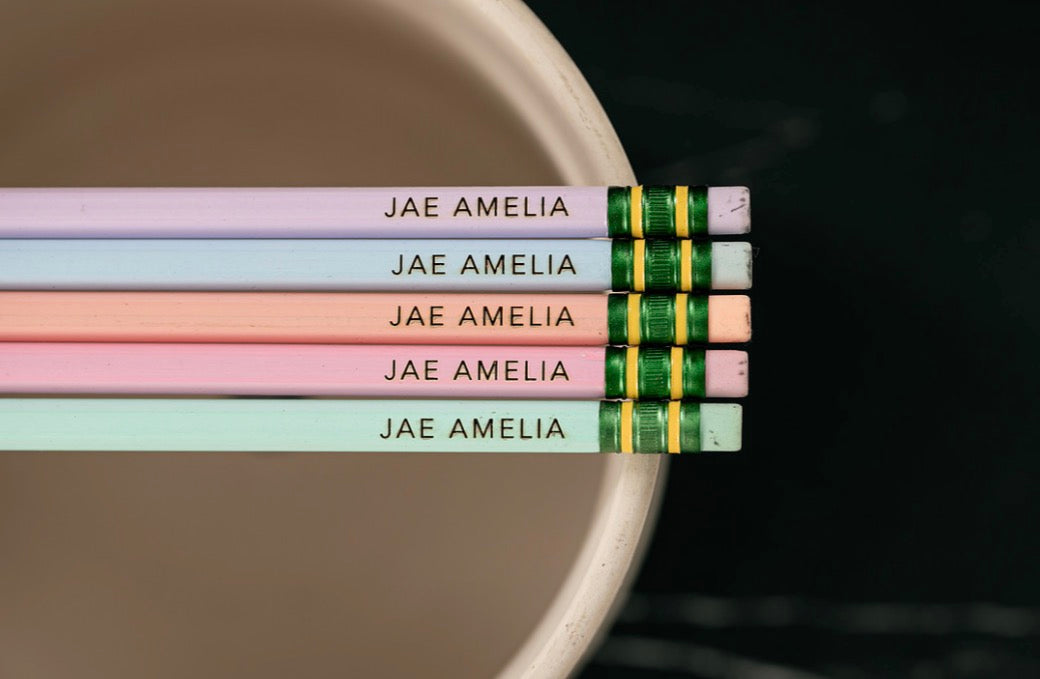 12 pack Personalized Ticonderoga Pencils