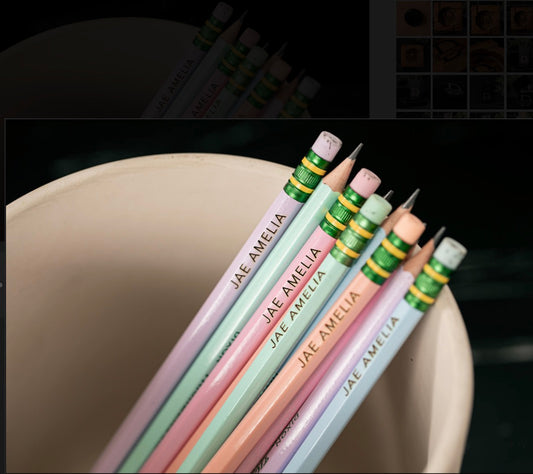 12 pack Personalized Ticonderoga Pencils