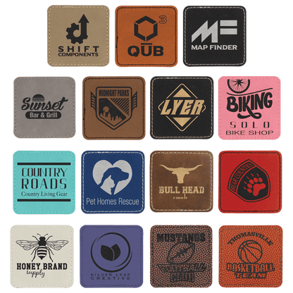 Blank Leatherette Patches