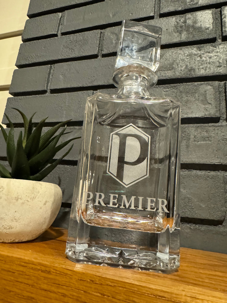 750 ml personalized decanter