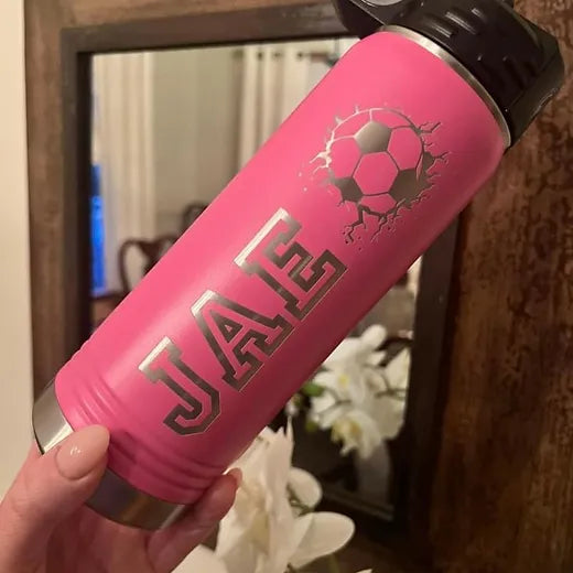 20 ounce soccer tumbler