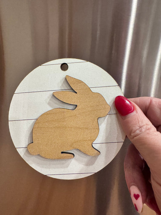 Shiplap bunny tag blanks (qty 5)