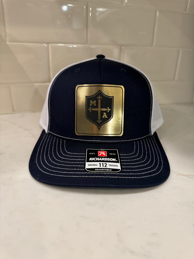 Marquette Shield Gold Metallic Hat