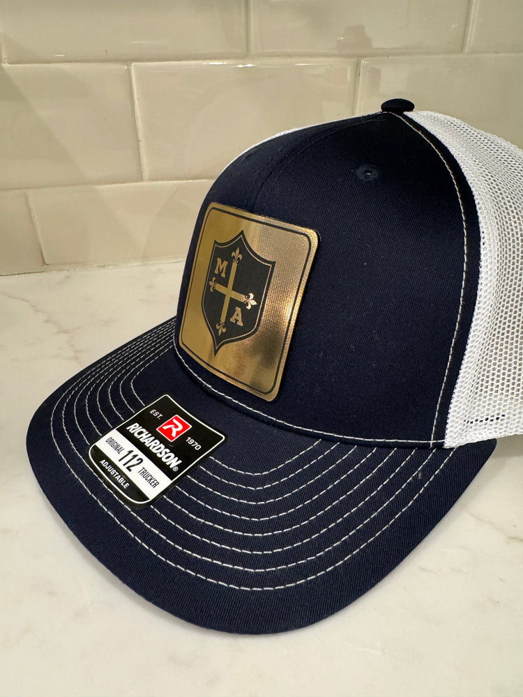 Marquette Shield Gold Metallic Hat