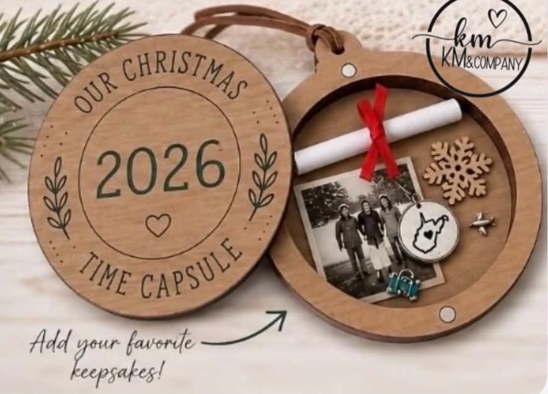Time capsule ornament digital file