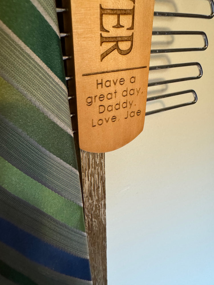 Dad tie holder