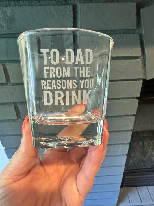 Custom Whiskey Glass
