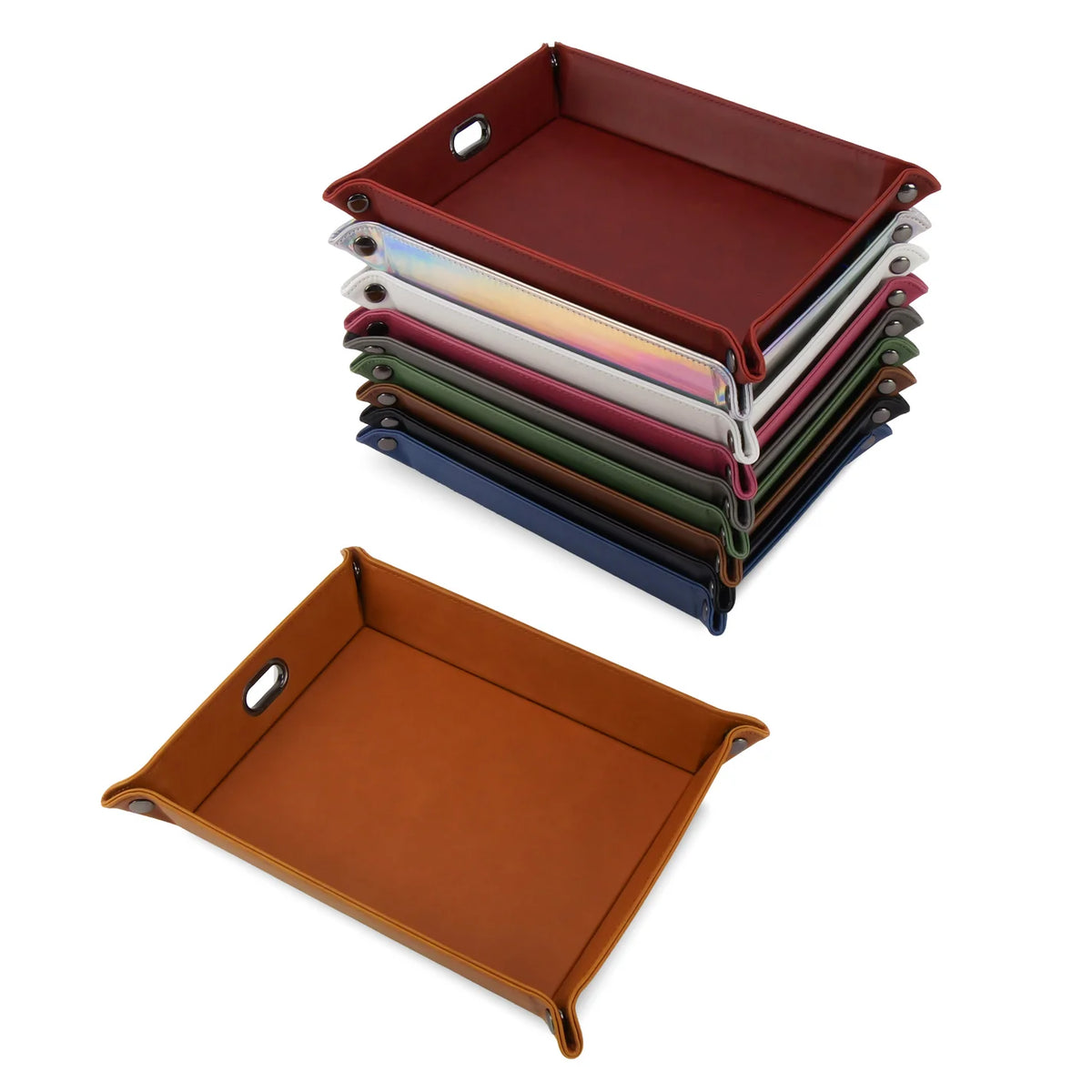 Leatherette Valet Tray