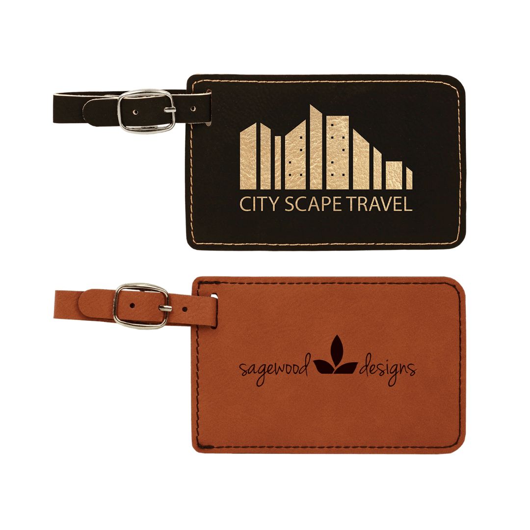 Personalized Leatherette Luggage Tags