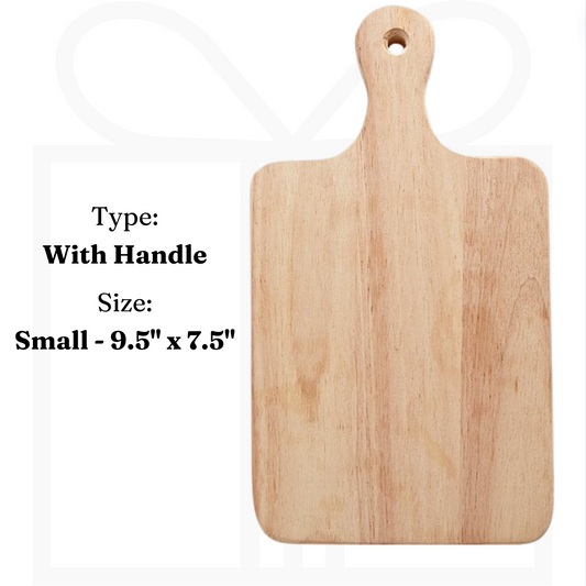 Handwritten Recipe Cutting Board