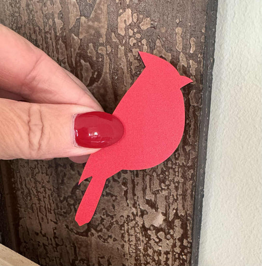 Cardinal for Slate Memorial Ornaments